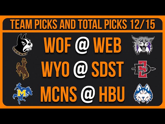 College Basketball Picks & Predictions Today 12/15/25 | NCAAB Picks Today