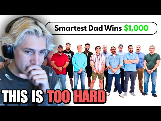 xQc vs 20 Dads General Knowledge Quiz
