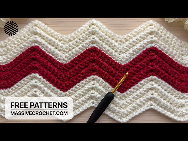 SUPER EASY Crochet Pattern for Beginners (1 ROW REP)! ⚡️🎁 CHARMING Crochet Stitch for Baby Blanket