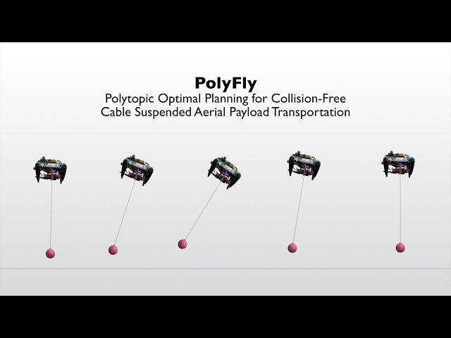 PolyFly: Polytopic Planning for Collision-Free Aerial Transportation