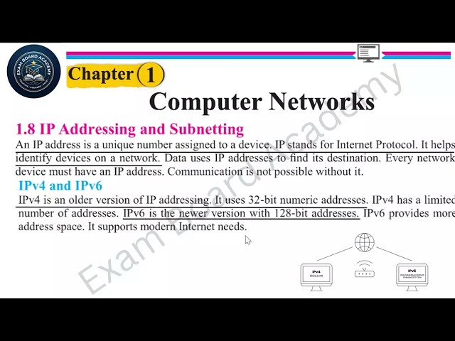 IPv4 vs IPv6, Subnetting & NAT Explained | (Ch1, Lec 5) - Class 12 Computer Science 2026 New book