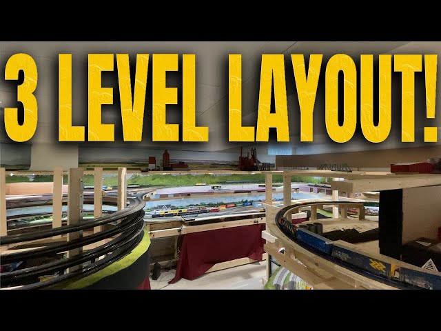 Multi Level HO Scale Layout | Go Via or Go Home Model Train Layout Tour