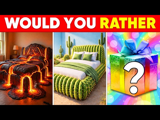 Would You Rather...? Ultimate MYSTERY Gift Edition🎁🤑 ⚡ HARDEST Choices Ever! Moca Quiz