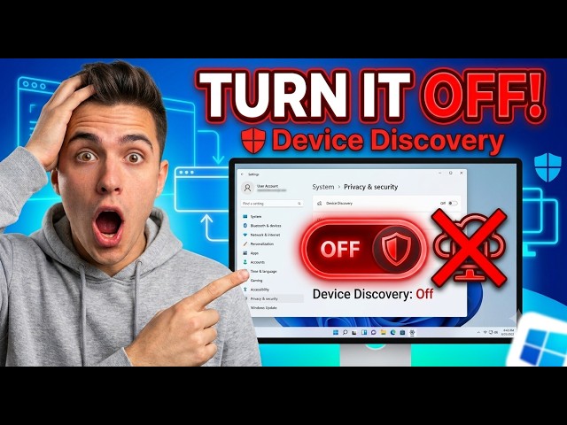How to Disable Device Discovery in Windows
