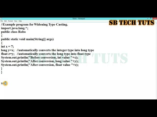 Type Conversion in Java | Widening | Implicit Conversion | Java Programming | Telugu