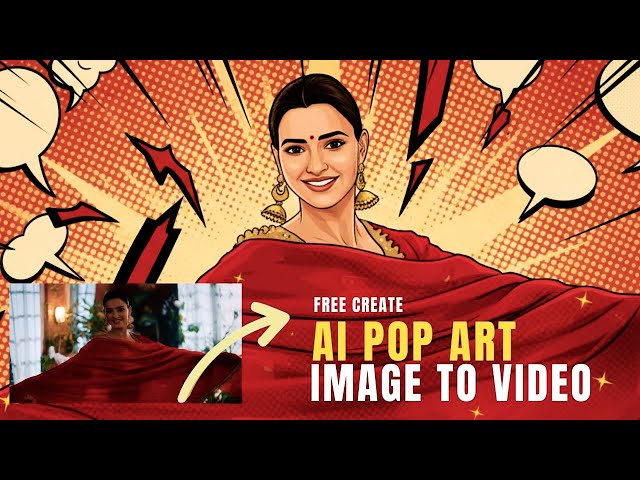 Viral ai Pop art effect | Image to video | free