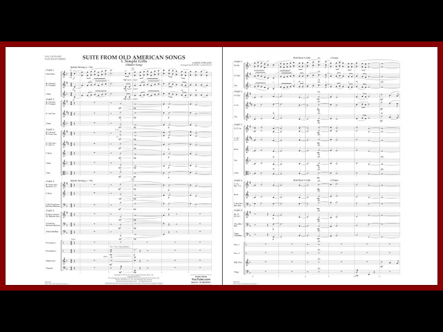 Suite from Old American Songs by Aaron Copland | Arr. Robert Longfield