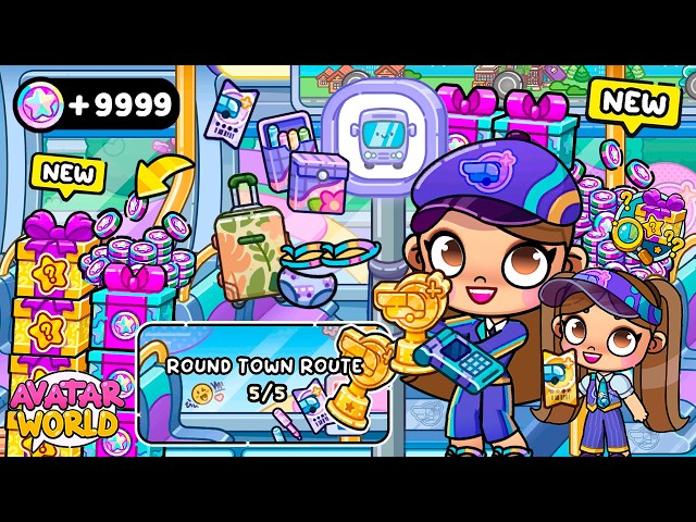 How to GET ALL COINS AND SECRETS from the CITY BUS 🤩 New Update in Avatar World