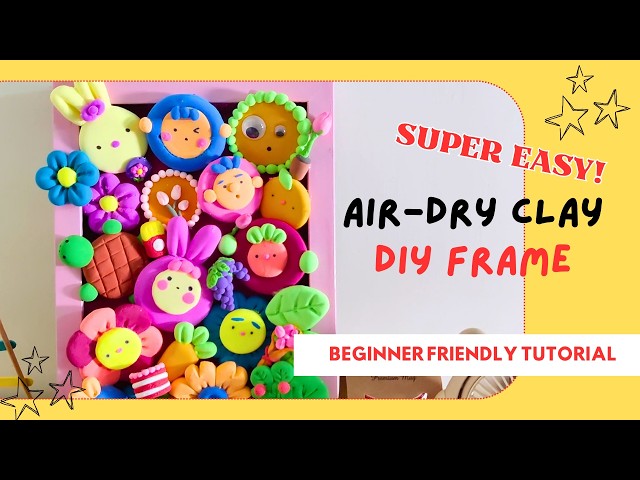 Air Dry Clay DIY Room Decor for Beginners