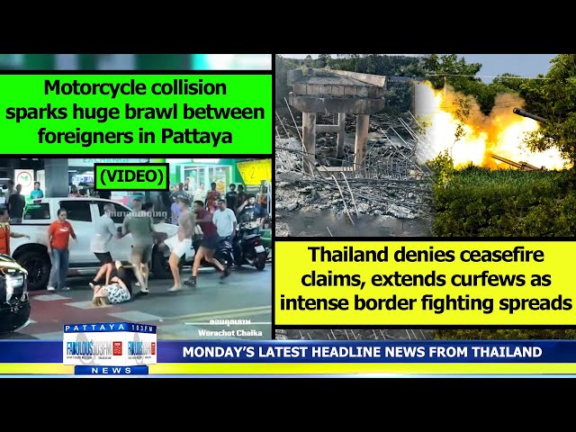 VERY LATEST NEWS FROM THAILAND in English (15 December 2025) from Fabulous 103fm Pattaya