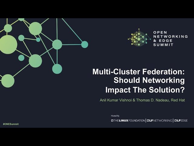 Multi-Cluster Federation -  Should Networking Impact The Solution?
