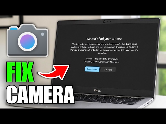 How To Fix Camera Not Working On Dell Laptop