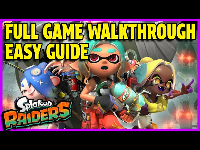 Splatoon Raiders - FULL GAME WALKTHROUGH GUIDE - No Commentary