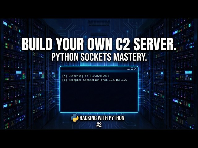 Making Basic Networking Tools With Python (Black Hat Python Hacking #2)