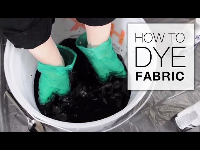 How to Dye Fabric (Immersion Dye Technique Tutorial)