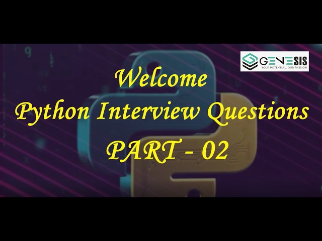 🐍 Python Interview Questions – Part 2! 💻🔥
