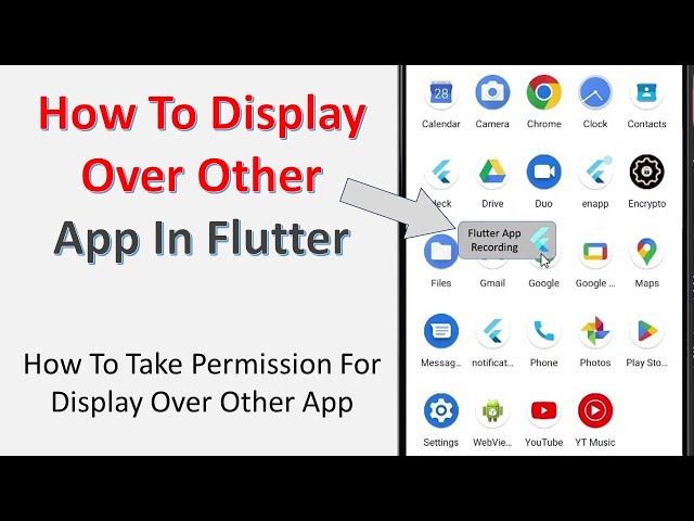 Flutter Display Over Other Apps || How To Request Permission For Display Over Other Apps In Flutter