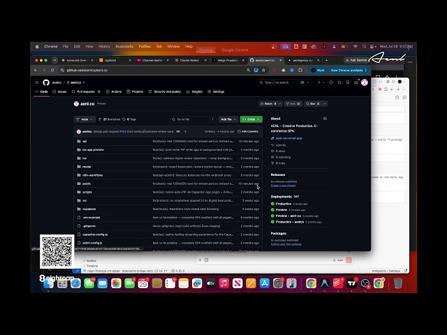 live vibe coding. Claude is back online.