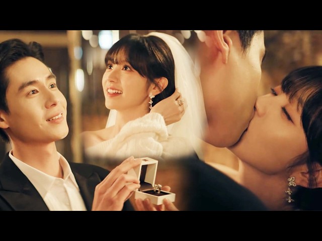 He proposes – stage full of memories! She cries, just nods.