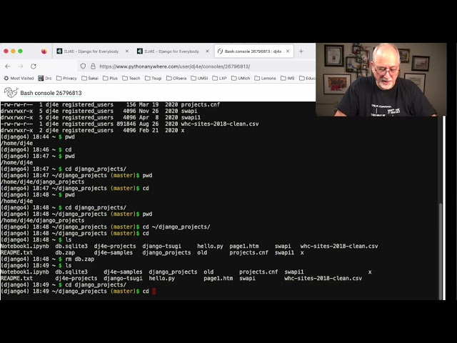 Using the Command Line Shell on PythonAnywhere (5.2)