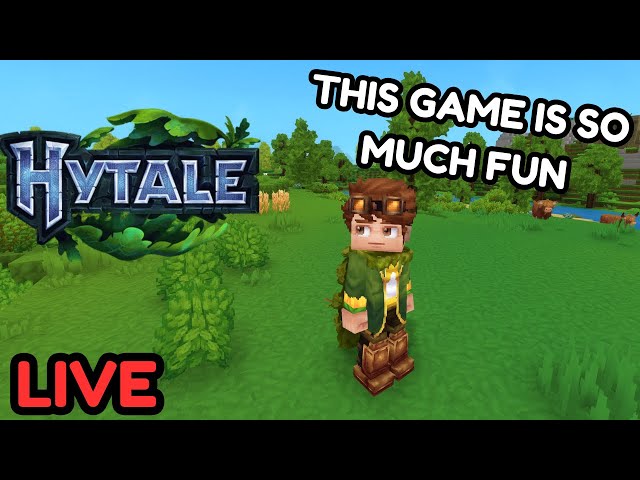 Hytale is SO FUN! (LIVE)
