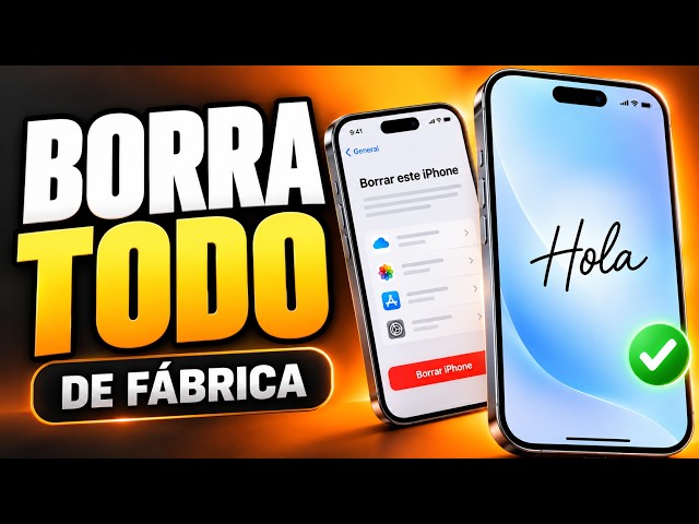 Cómo RESTABLECER un iPhone de FÁBRICA paso a paso | Borrar todo