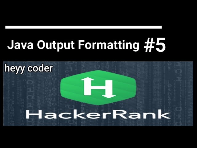 Java Output Formatting || Java || HackerRank