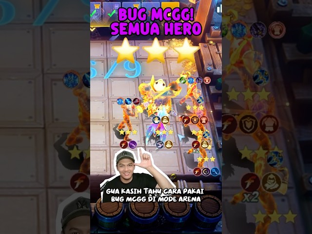 Cara pakai bug MCGG Arena Dyrroth + Vale yang bisa buat semua hero bintang 3 | Deri David