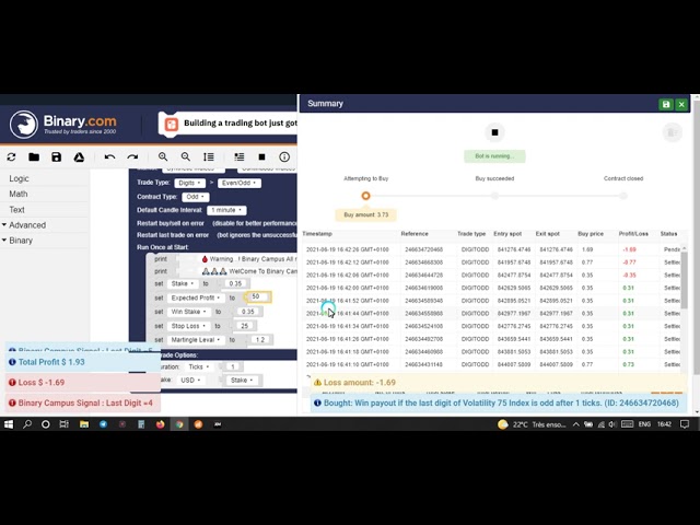 Binary bot no loss $$$$$ best bot 2021