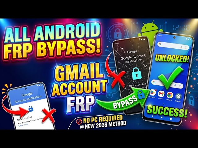 100% Working! FRP Bypass Any Android Phone if forgot Gmail account | No PC No time Waste