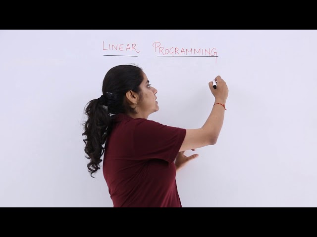 Class 12th – Overview of Linear Programming | Linear Programming | Tutorials Point