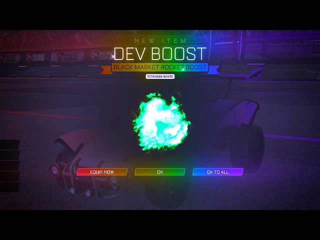 PLAYING ROCKET LEAGUE WITH THE DEV ALPHA BOOST!