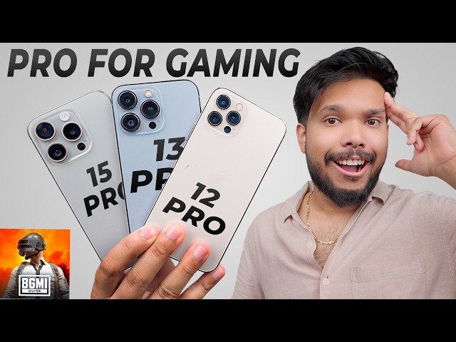 2nd Hand Pro iPhone For Gaming - iPhone 12 Pro vs iPhone 13 Pro vs iPhone 15 Pro ? BGMI