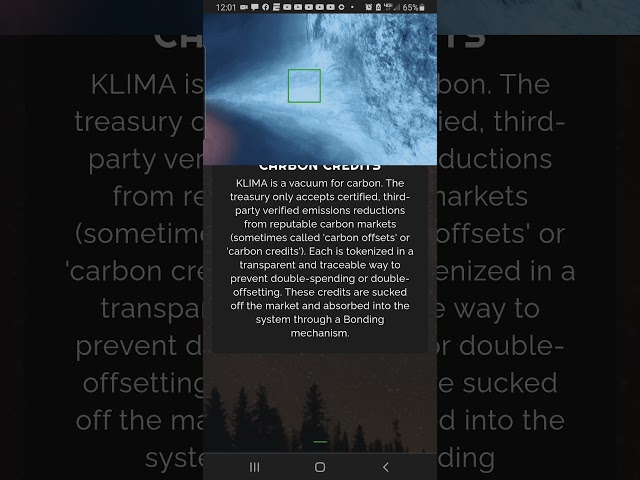 intro to klimadao commodity backed crypto