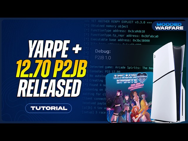 Jailbreak the PS5 up to 12.70 with New Yarp2jb