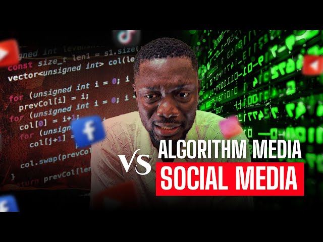 Social media should now be changed to algorithm media 