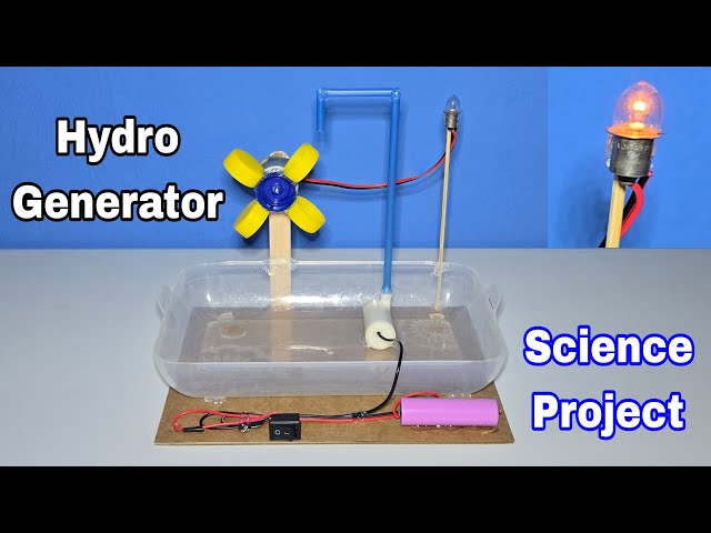 Easy Science Project Working Model | Hydro Generator