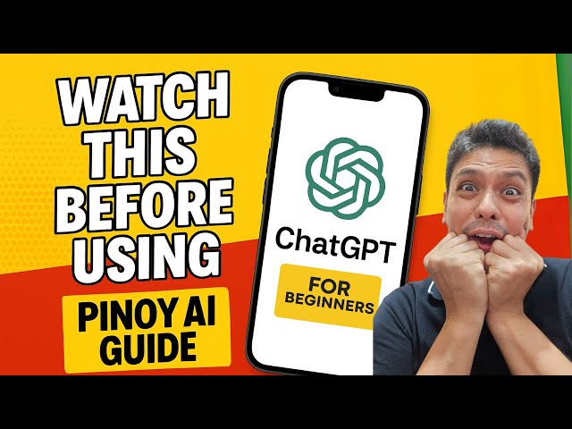 WATCH THIS BAGO GAMITIN ANG CHATGPT! | Step-by-Step Tagalog Tutorial for Beginners