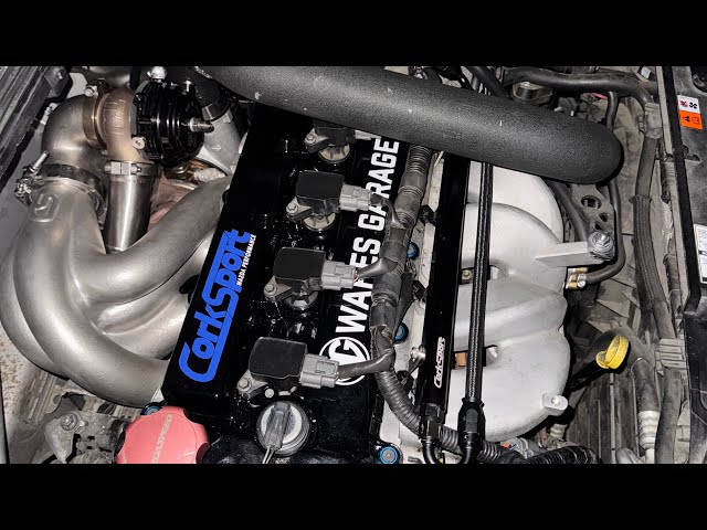 How to install Corksport exhaust manifold and CST5 turbo and more on your mazdaspeed 3 