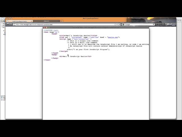 Your first JavaScript program part 1.mp4