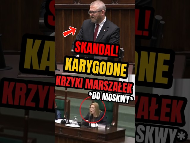 SCANDAL! SPEAKER SHOUTING AT BRAUN #politics #polishpolitics #parliament