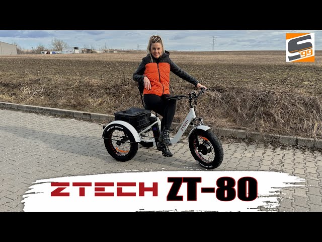 🛺Elektromos 3 kerekű vastag🛞 kerékkel👀, ZTECH ZT-80 bemutató videó