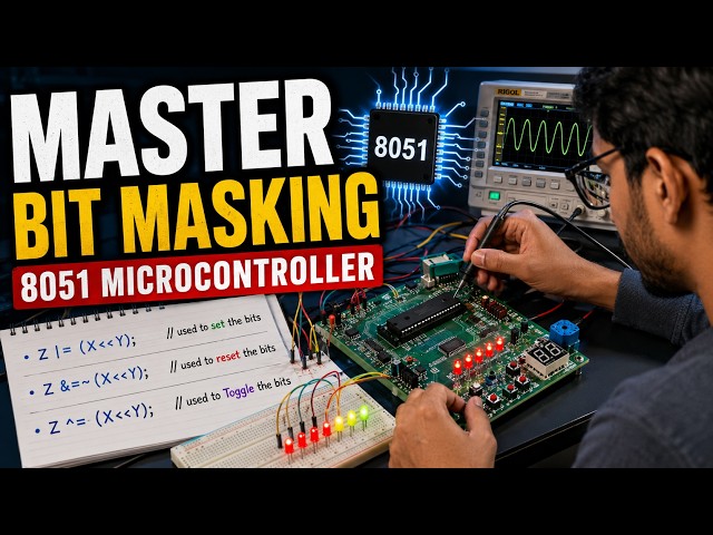 Bit Masking Programming | Bit masking program | Masking | Bit Masking  | 8051 programming