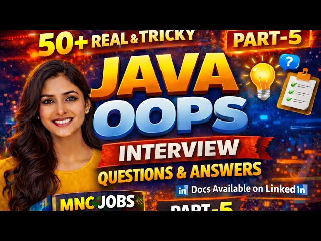 50+ Real Tricky Java OOPS Interview Questions & Answers MNC | Level Part-5 | Explained in Tamil