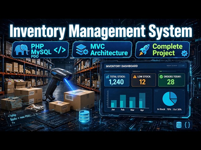 Inventory Management System Using PHP MySQL PDO and MVC architecture - Complete Project