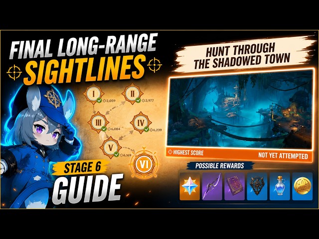 Final Long-Range Sightlines Stage 6 Guide Easy Full Walkthrough #genshinimpact