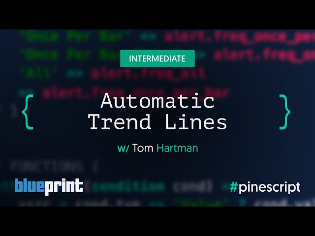 Pine Script Tutorial - Building Automated Trend Lines