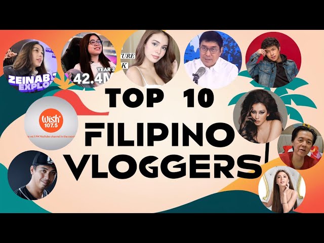 Top 10 Filipino Vloggers You Need to Follow in 2025! #pinoyinfluencer