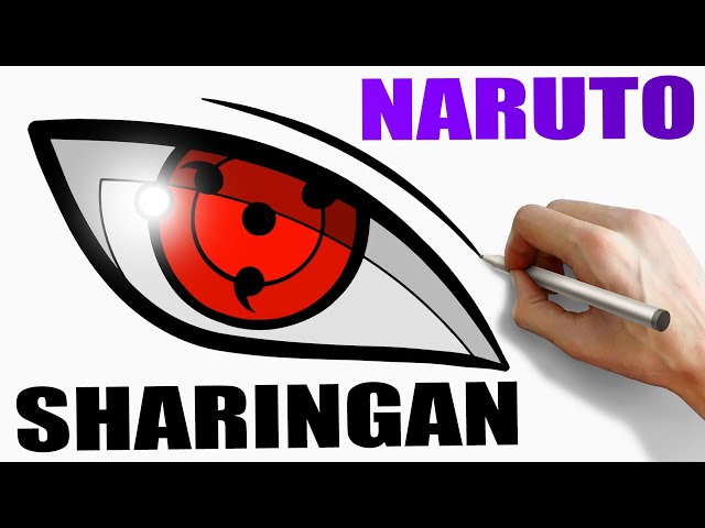 How to Draw Sharingan Eye From Naruto | Anime Speedpaint Fan Art