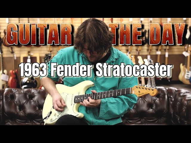 1963 Fender Stratocaster Olympic White | Guitar of the Day